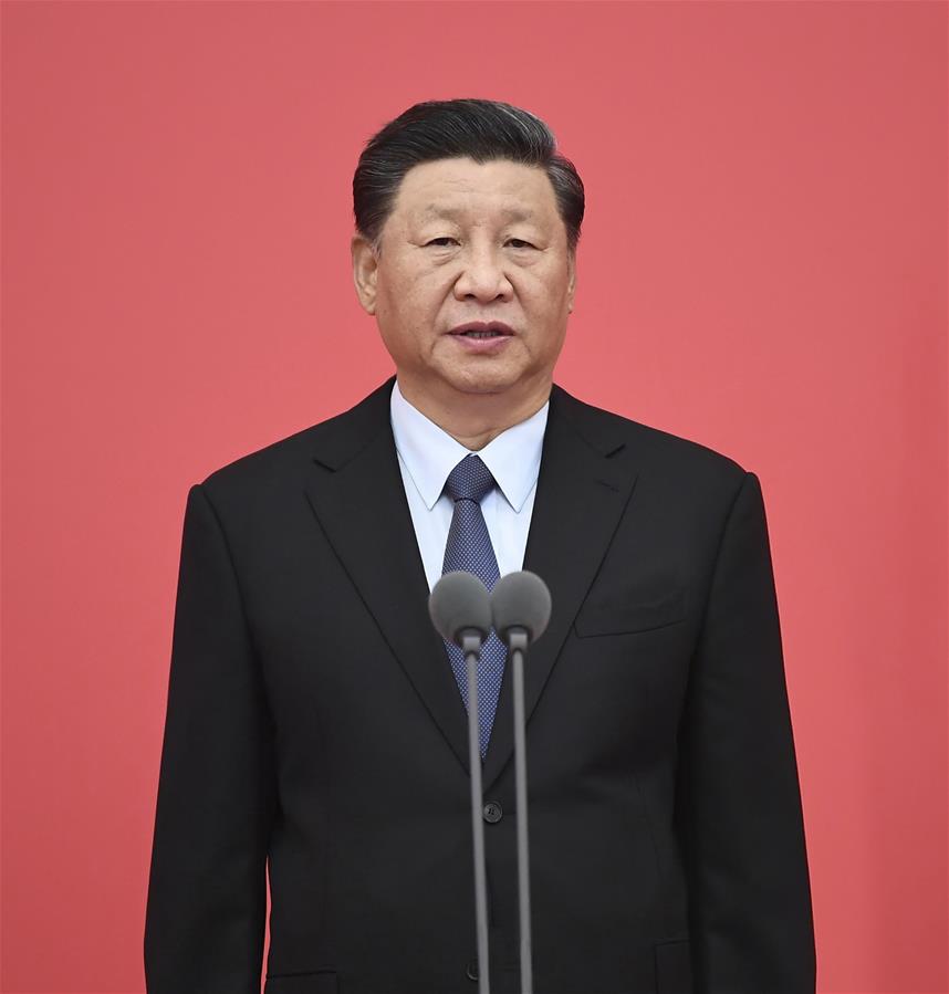 (时政)(3)习近平向中国人民警察队伍授旗并致训词